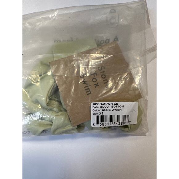 Stone Fox Swim Size XS Bijou bikini Bottom Aloe Wash Cruise Resort Beach - Picture 8 of 9